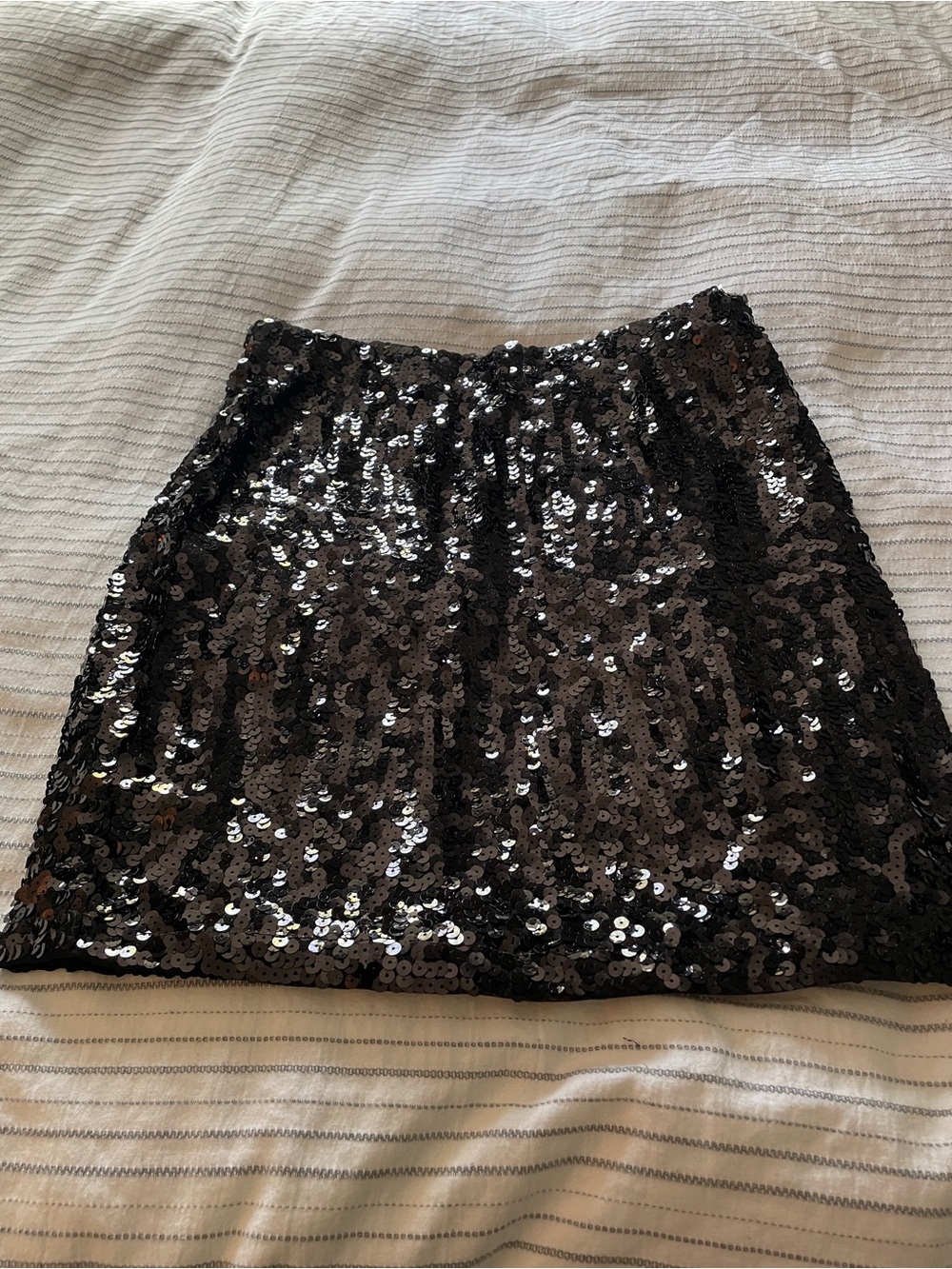 3/$20 Black Sequin Mini Skirt